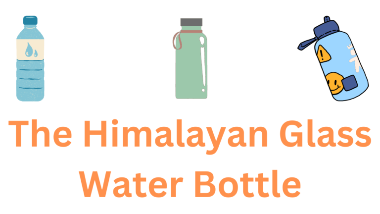 The Himalayan Glass Water Bottle: A Premium and Elegant Way to Stay Hydrated.